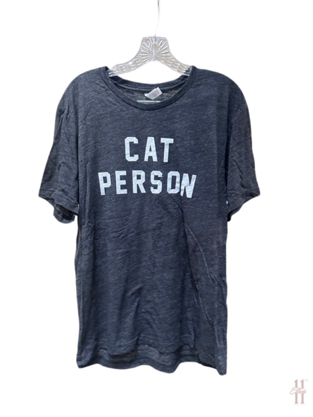 NEW Friday+Saturday Cat Person Short Sleeve Top - Misses Large